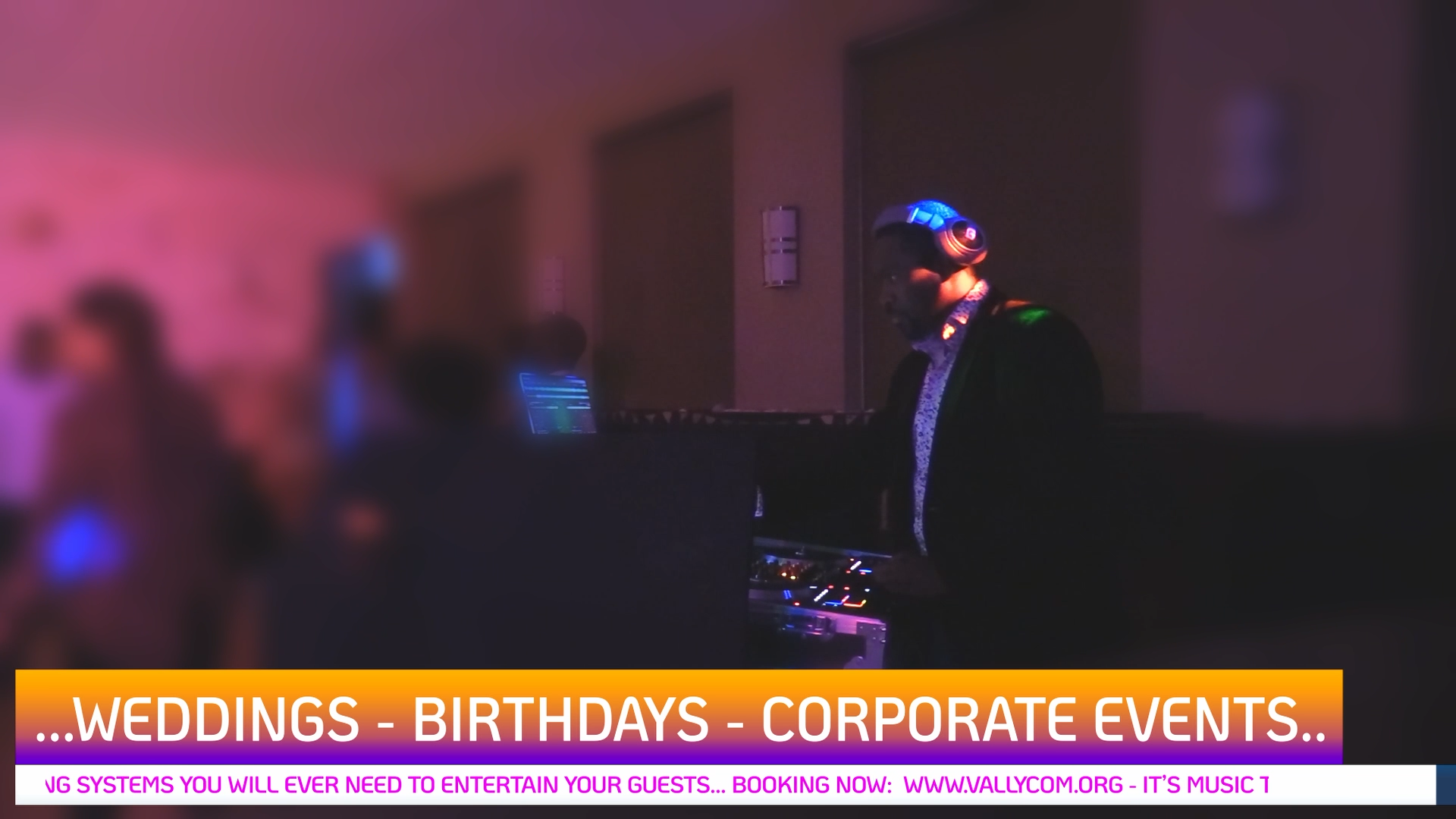 DJ event performance